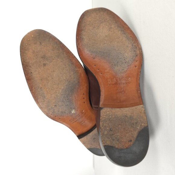 BALLY SWITZERLAND??Made HONSER/112 LEATHER Oxford Shoes 195509 D3NAPC Size 9D‎ main image 14